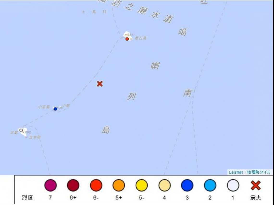鹿兒島13天地震千次，「6弱」106年首見！一波波更大，專家：規模8恐現…吐噶喇群島為何成強震指標
